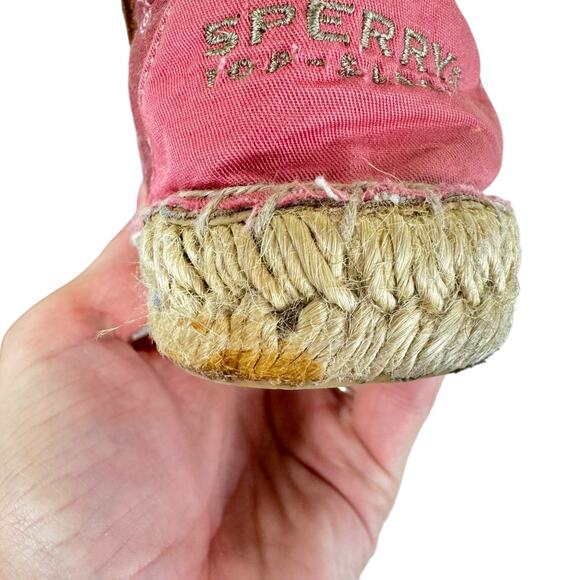 Sperry Topsider Katama Whale Print Slip on Espadrille Flats Women's Size  8 - Picture 8 of 13